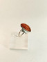 Vintage Baltic Amber silver ring