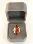Vintage Baltic Amber silver ring