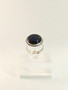 Vintage silver ring with spectrolite