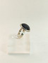 Vintage silver ring with spectrolite