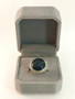 Vintage silver ring with spectrolite