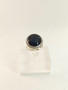 Vintage silver ring with spectrolite