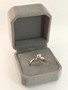 Vintage silver ring with natural pearl