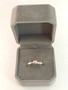 Vintage silver ring with natural pearl