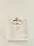 Vintage silver ring with natural pearl