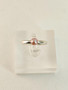 Vintage silver ring with natural pearl