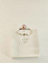 Vintage silver ring with natural pearl
