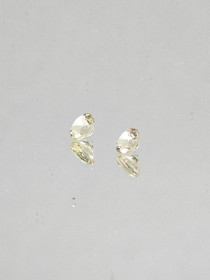 Citrine pair ( 4-3 mm \ 0,15 ct ) round
