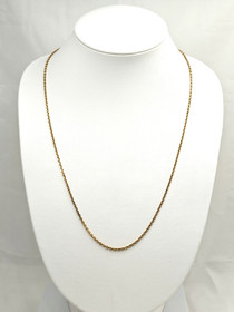 Vintage gold plated chain