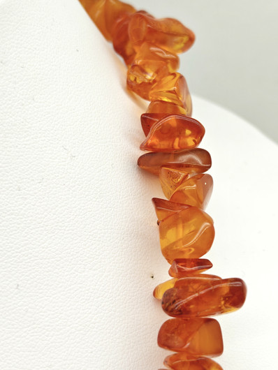 Vintage Baltic Amber necklace 70 cm