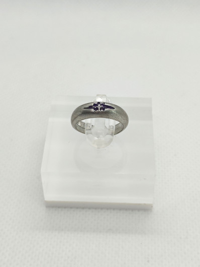 Vintage adjustable silver toe ring