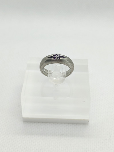 Vintage adjustable silver toe ring