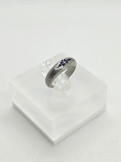 Vintage adjustable silver toe ring