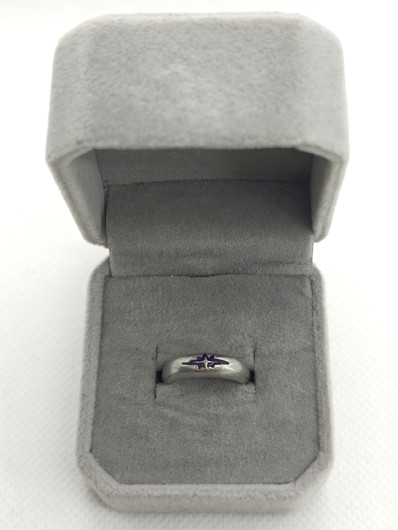 Vintage adjustable silver toe ring