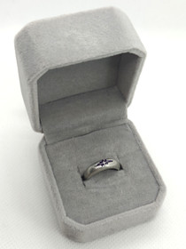 Vintage adjustable silver toe ring