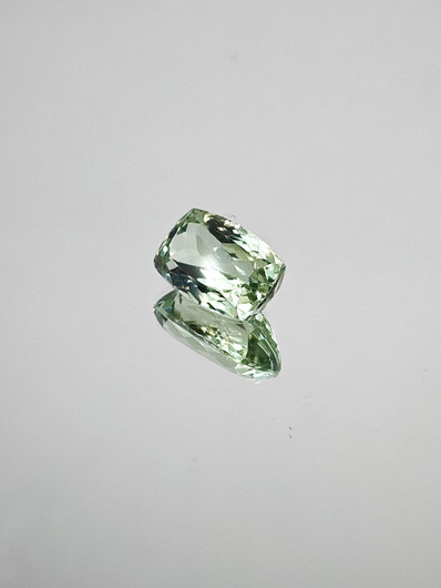 Prasiolite 9,6 ct radiant