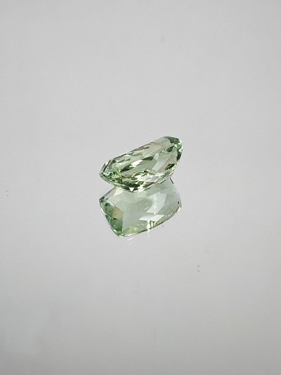 Prasiolite 9,6 ct radiant