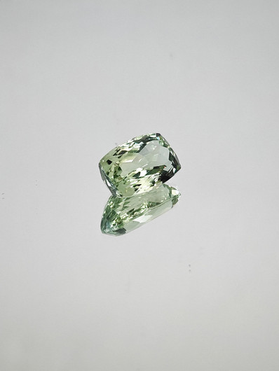 Prasiolite 9,6 ct radiant
