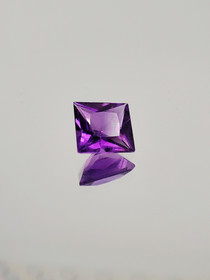 Ametisti 0,4 ct, neliö