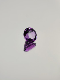 Ametisti 0,9 ct, pyöreä