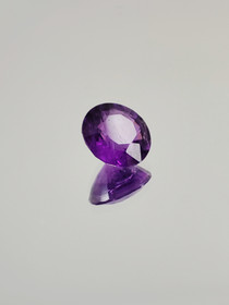 Ametisti 0,9 ct, pyöreä