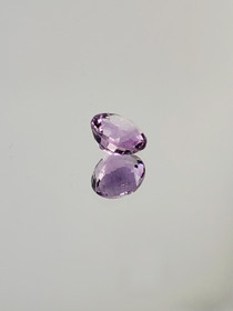 Ametisti 0,6 ct, pyöreä