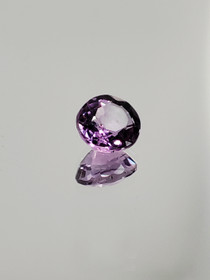 Ametisti 0,6 ct, pyöreä