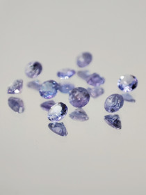 Tanzanite lot ( 3 mm \ 0,11 ct ) roud
