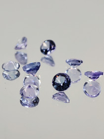 Tanzanite lot ( 3 mm \ 0,11 ct ) roud