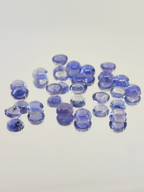 Ioliitti erä ( 4 x 3.9 mm \ 0,24 ct ) pyöreä