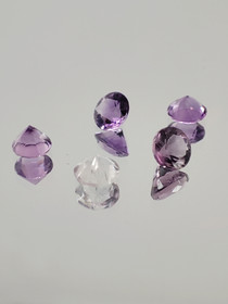 Ametisti erä ( 3 x 2 mm \ 0,2 ct ) pyöreä
