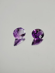 Ametisti erä ( 8 x 6 x 4 mm \ 1,4 ct ) ovaali