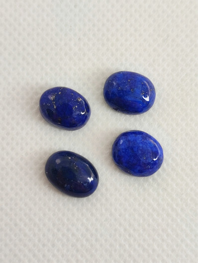 Lapis lazuli lot ( 12 - 11 x 9 - 8 x 5 - 4 mm \ 4,5 ct ) oval