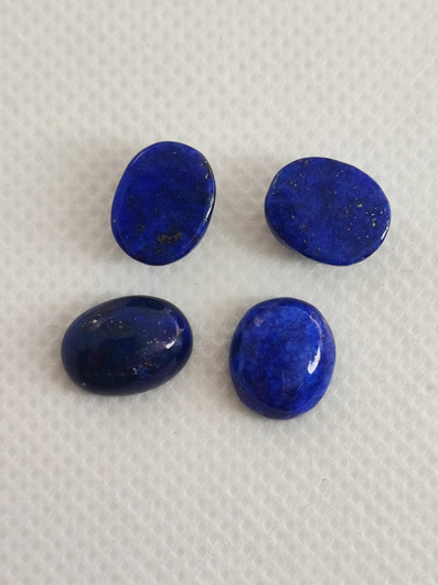 Lapis lazuli lot ( 12 - 11 x 9 - 8 x 5 - 4 mm \ 4,5 ct ) oval