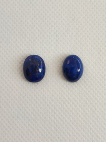Lapis latsuli erä ( 12 x 9 x 5 - 4 mm \ 5,5 ct ) ovaali