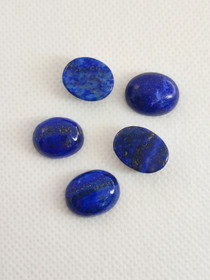 Lapis latsuli erä ( 15 - 14 x 12 - 11 x 6 -5 mm \ 10 ct ) ovaali