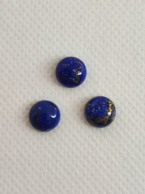Lapis latsuli erä ( 8 -  7 x 3 mm \ 2 ct ) pyöreä