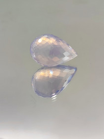 Ruusukvartsi  16,2 ct pisara shakkihionta