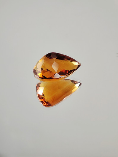 Citrine 4,5 ct pear