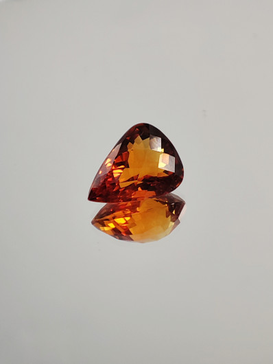 Citrine 4,5 ct pear