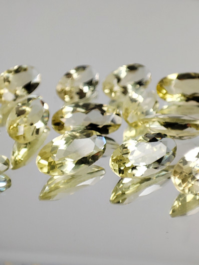 Citrine lot ( 14 x 7 x 5 - 4 mm \ 3 ct ) oval