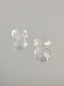 Ruusu Kvaertsi pari 8 x 5 mm \ 2 x 2,2 ct pyöreä