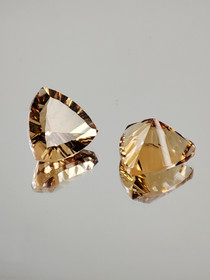 Citriini pari 13 x 8 mm \ 2 x 6,5 ct kolmio