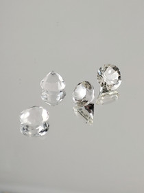 Kvartsi erä ( 5 x 4 - 3 mm / 0,7 ct ) pyöreä 