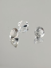 Kvartsi erä ( 5 - 4 x 3 - 2 mm / 0,4 ct ) pyöreä 