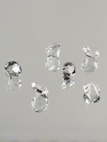 Kvartsi erä ( 3  x 2 - 1 mm / 0,1 ct ) pyöreä 