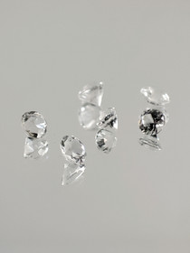Kvartsi erä ( 3  x 2 - 1 mm / 0,1 ct ) pyöreä 