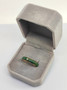 vintage  jade gold ring with diamond