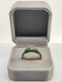 vintage  jade gold ring with diamond