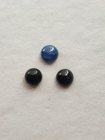 Natural Sapphire 3 pcs lot ( 5 x 3 - 2 mm \ 0,5 ct ) round
